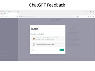 ChatGPT Feedback
 