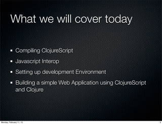 Getting started with ClojureScript | PDF