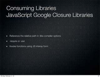 Getting started with ClojureScript | PDF