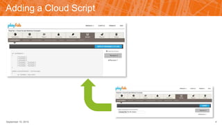 Getting started with Cloud Script | PPTX