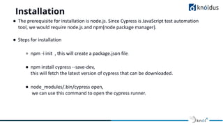 Getting Started With Cypress