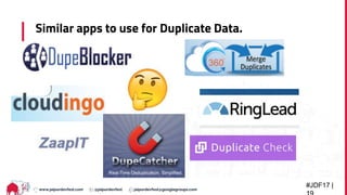 Getting started with data.com duplicate management | PPTX