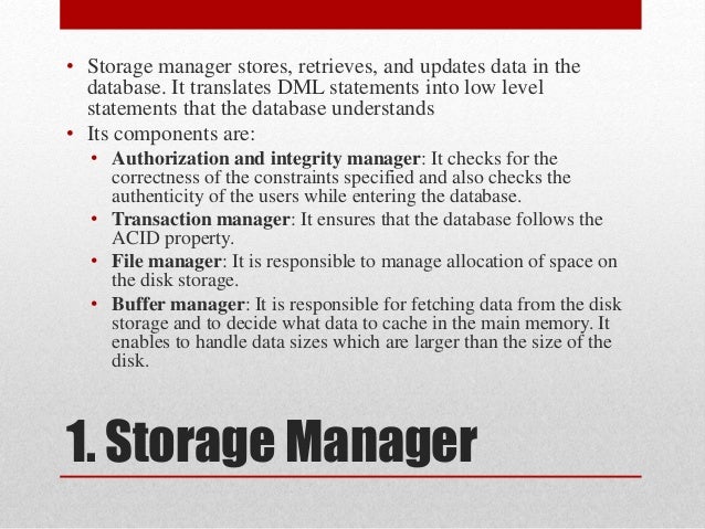 Presentation On Database Management System