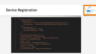 Device Registration
 