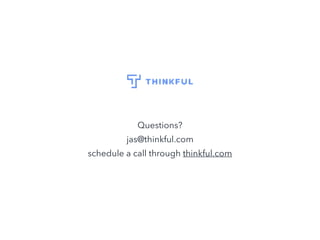 October 2015
Questions?
jas@thinkful.com
schedule a call through thinkful.com
 