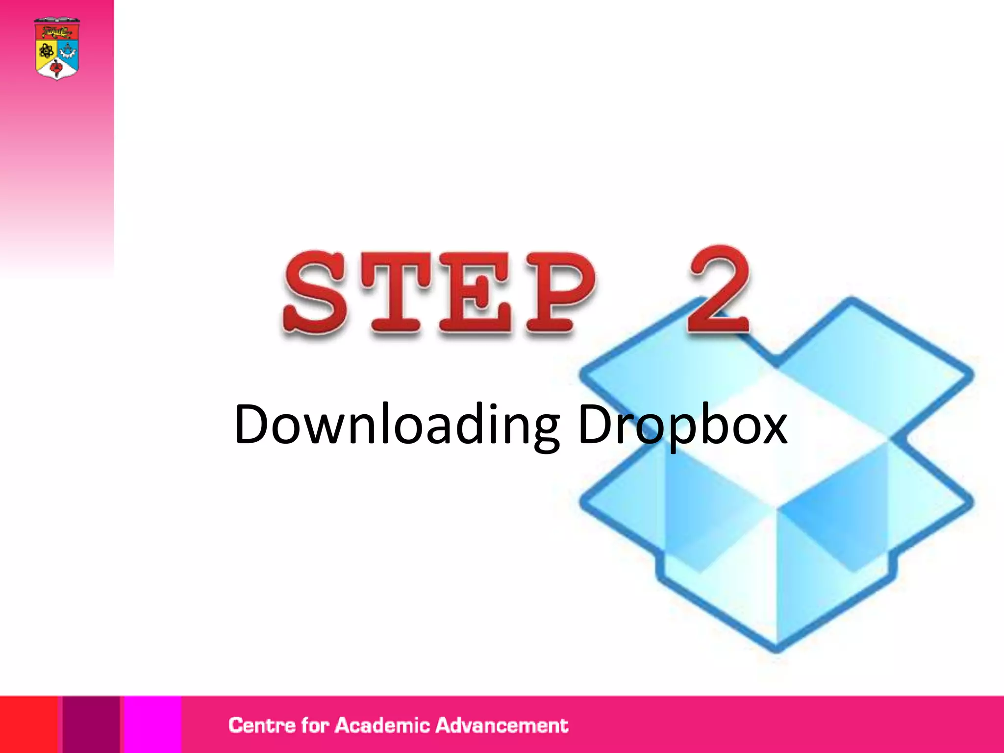 Downloading Dropbox
 