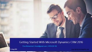 Dynamics CRM Developers Group Hyderabad.
 