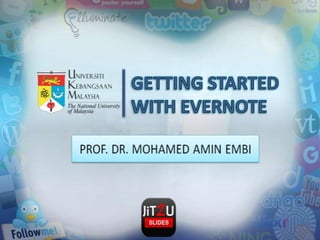 GETTING STARTED WITH EVERNOTE 