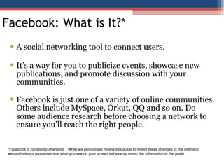 Getting Started With Facebook | PPTX