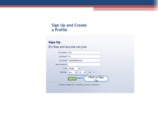 Getting Started With Facebook | PPTX