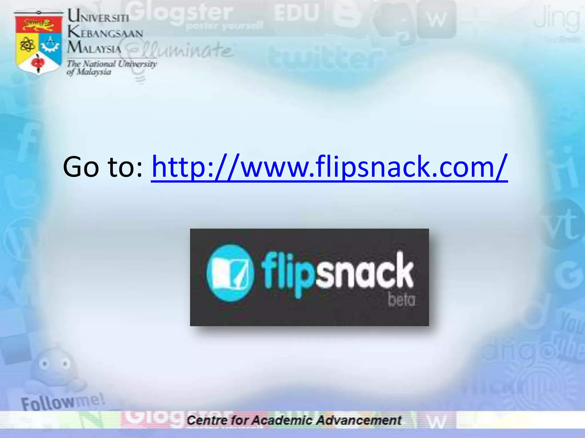 Getting Started With Flipsnack Pptx