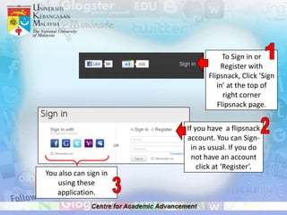 Getting Started With Flipsnack Pptx