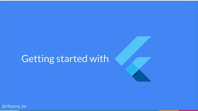 Getting started with flutter | PDF