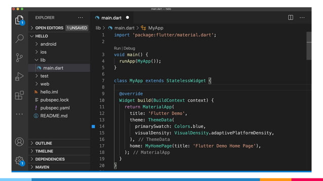 Getting started with flutter | PDF