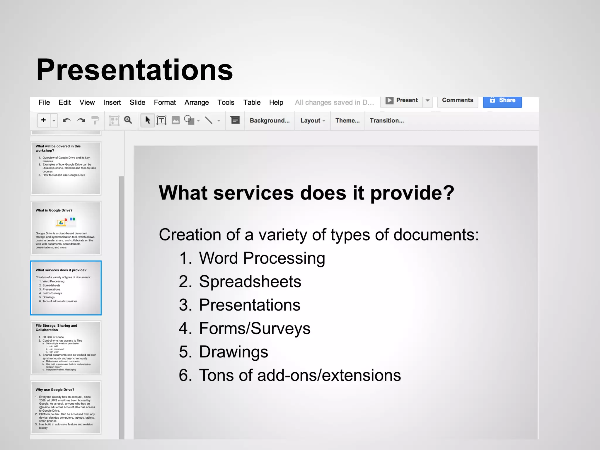 Getting started with Google Drive | PDF