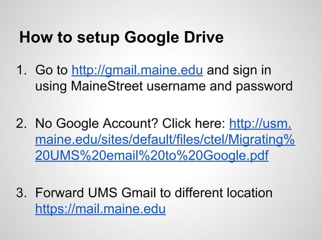 Getting started with Google Drive | PDF