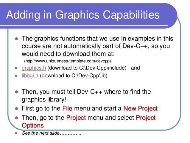C++ graphics library