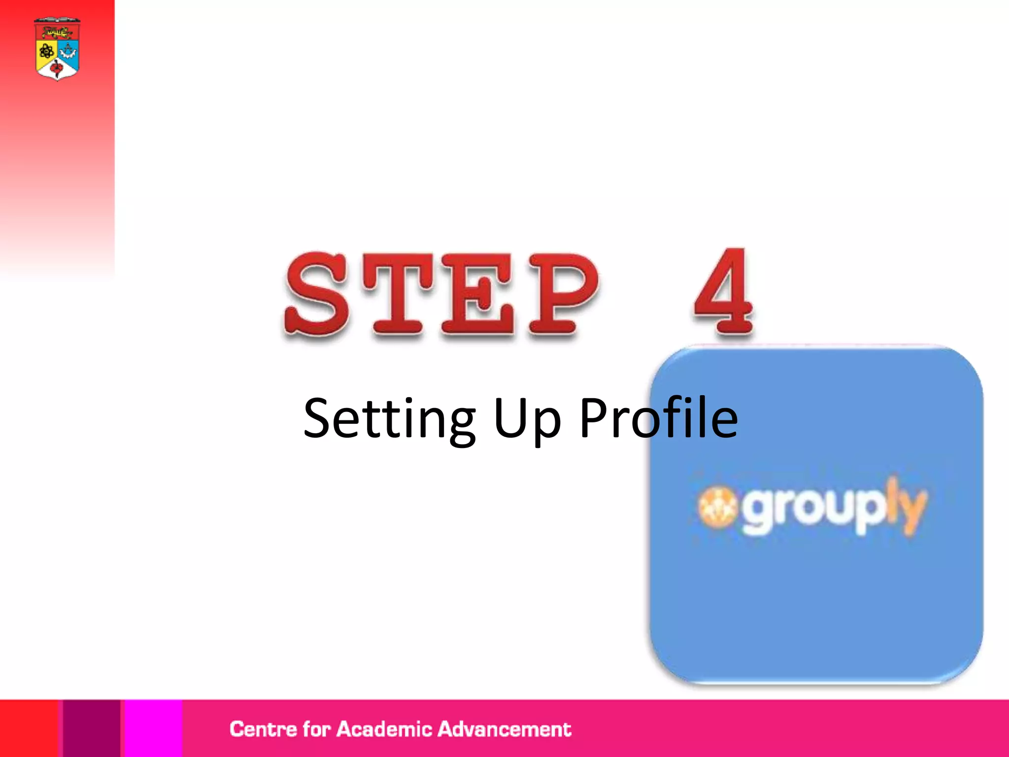 Setting Up Profile