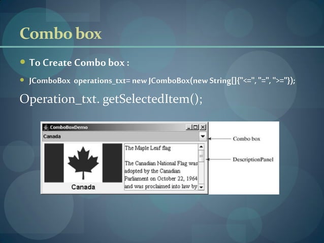 Getting started with GUI programming in Java_2 | PPT