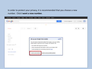 In order to protect your privacy, it is recommended that you choose a new
number. Click I want a new number.
 
