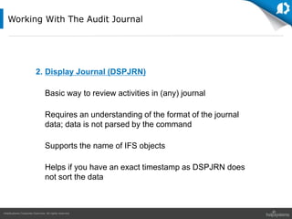 Getting Started with IBM i Security: Event Auditing | PPTX