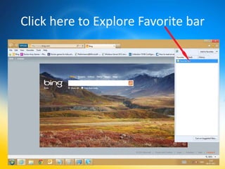 Click here to Explore Favorite bar
 