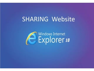 SHARING Website
 