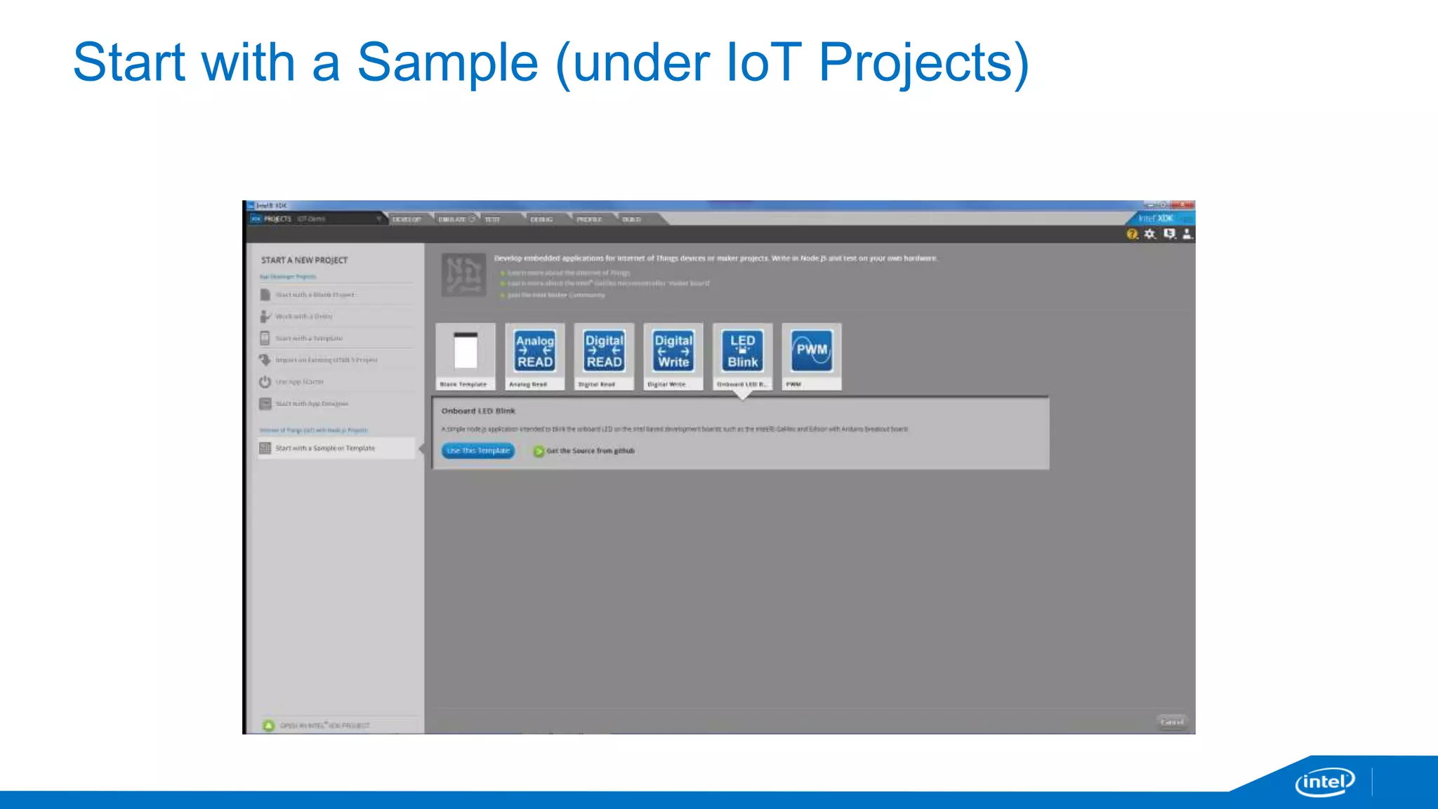 JavaScript/Node.js/XDK 
 