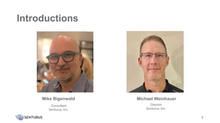 3
Mike Bigenwald
Consultant
Senturus, Inc.
Michael Weinhauer
Director
Senturus, Inc.
3
Introductions
 