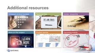 Additional resources
49
Insider viewpoints
Technical tips
Unbiased product reviews
Product demos Upcoming events
More on this subject
 