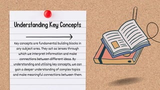 Key Lesson Meaning Getting Started With Key Concept in teaching and learning | PPTX