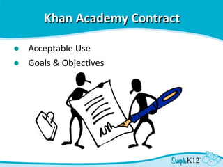 Khan Academy Contract  Acceptable Use Goals & Objectives 