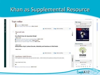 Khan as Supplemental Resource 