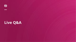 Live Q&A
 