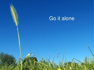 Go it alone 