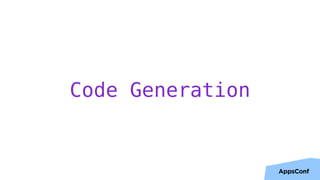 Code Generation
30
 