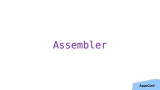 Assembler
35
 
