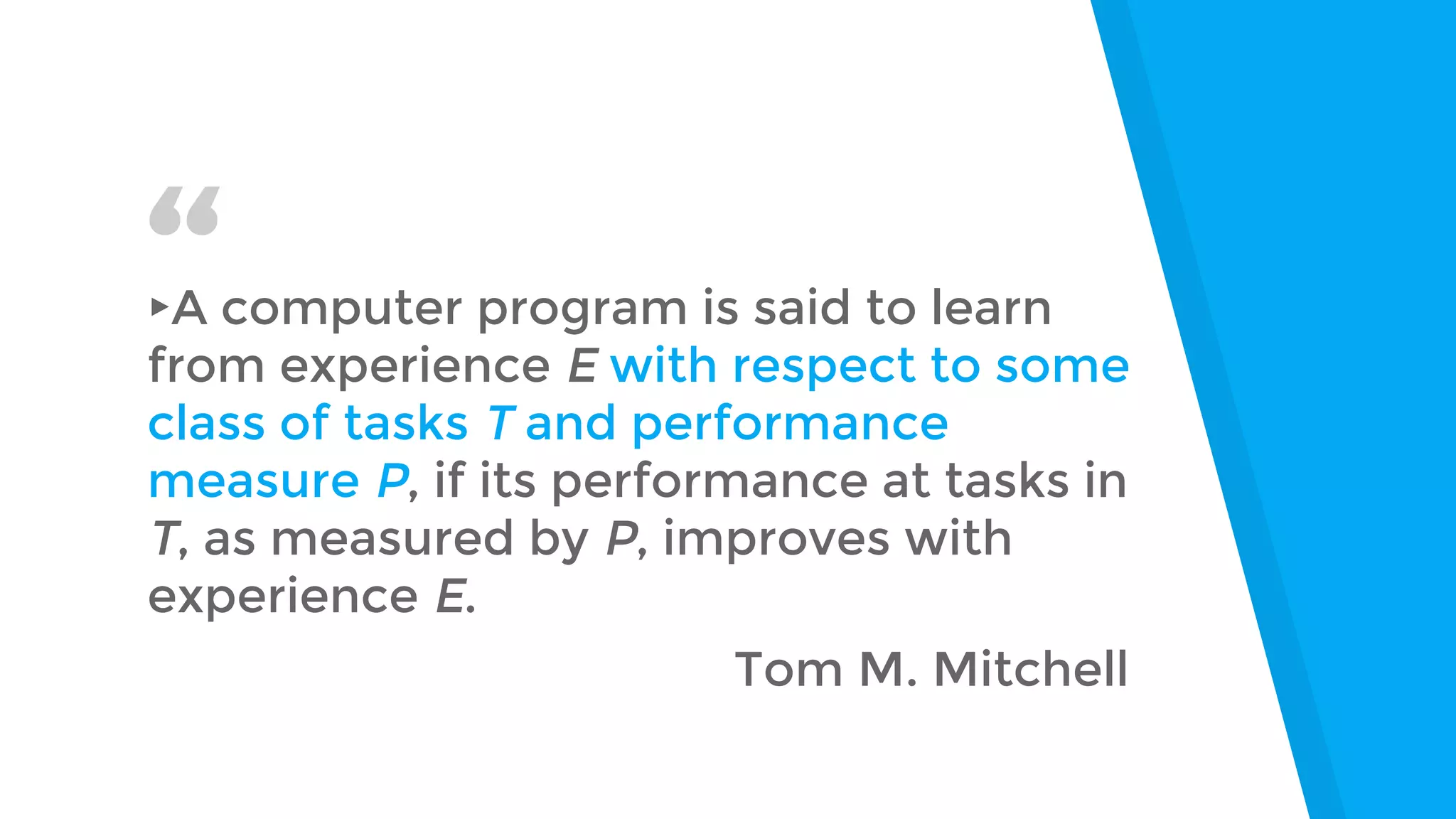 Getting Started with Machine Learning | PPT