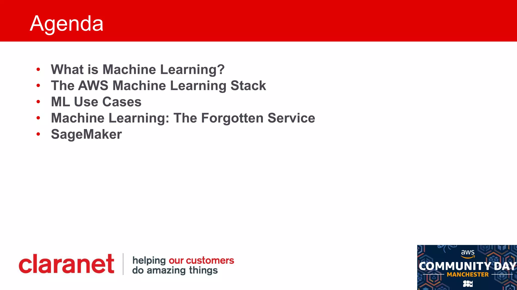 Getting started with Machine Learning | PPT