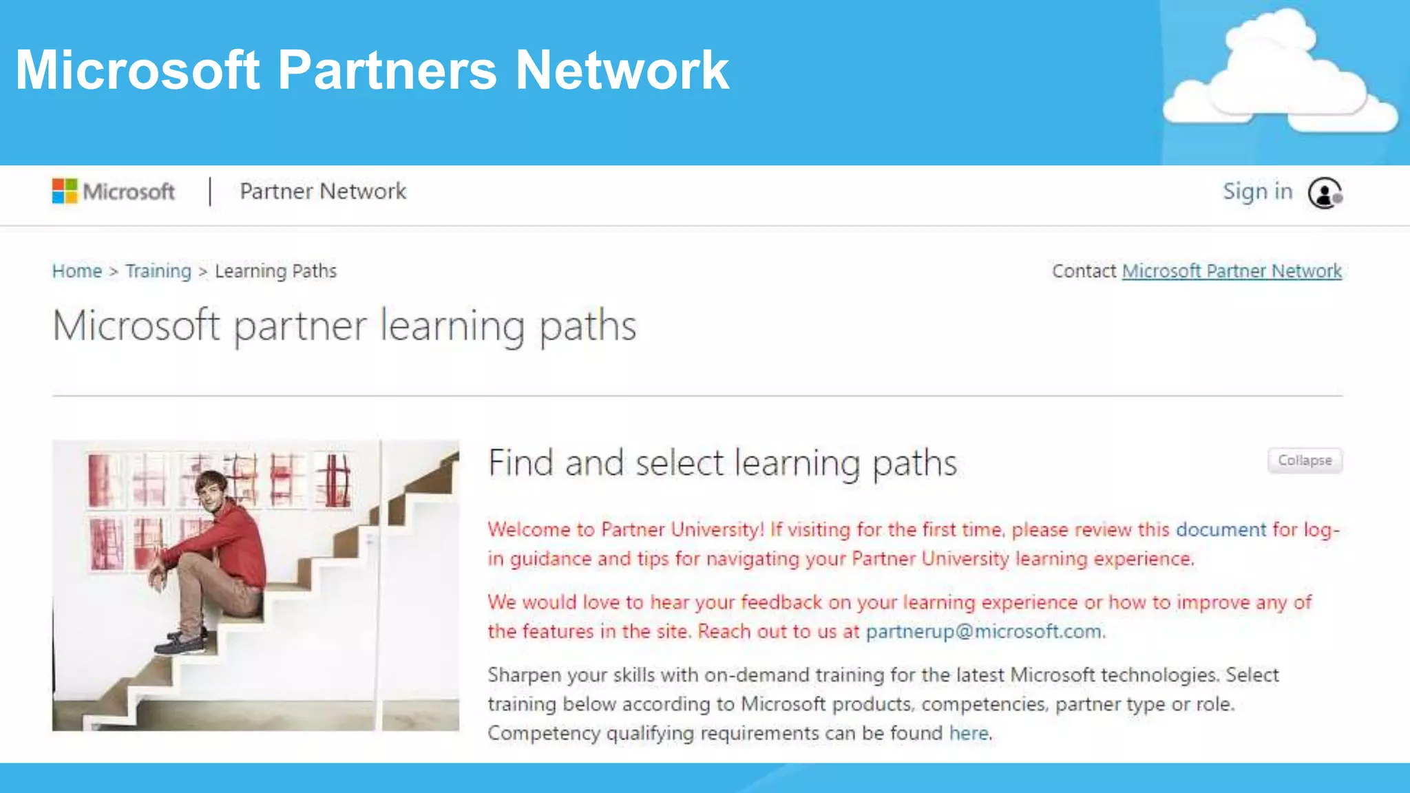 Microsoft Partners Network
 