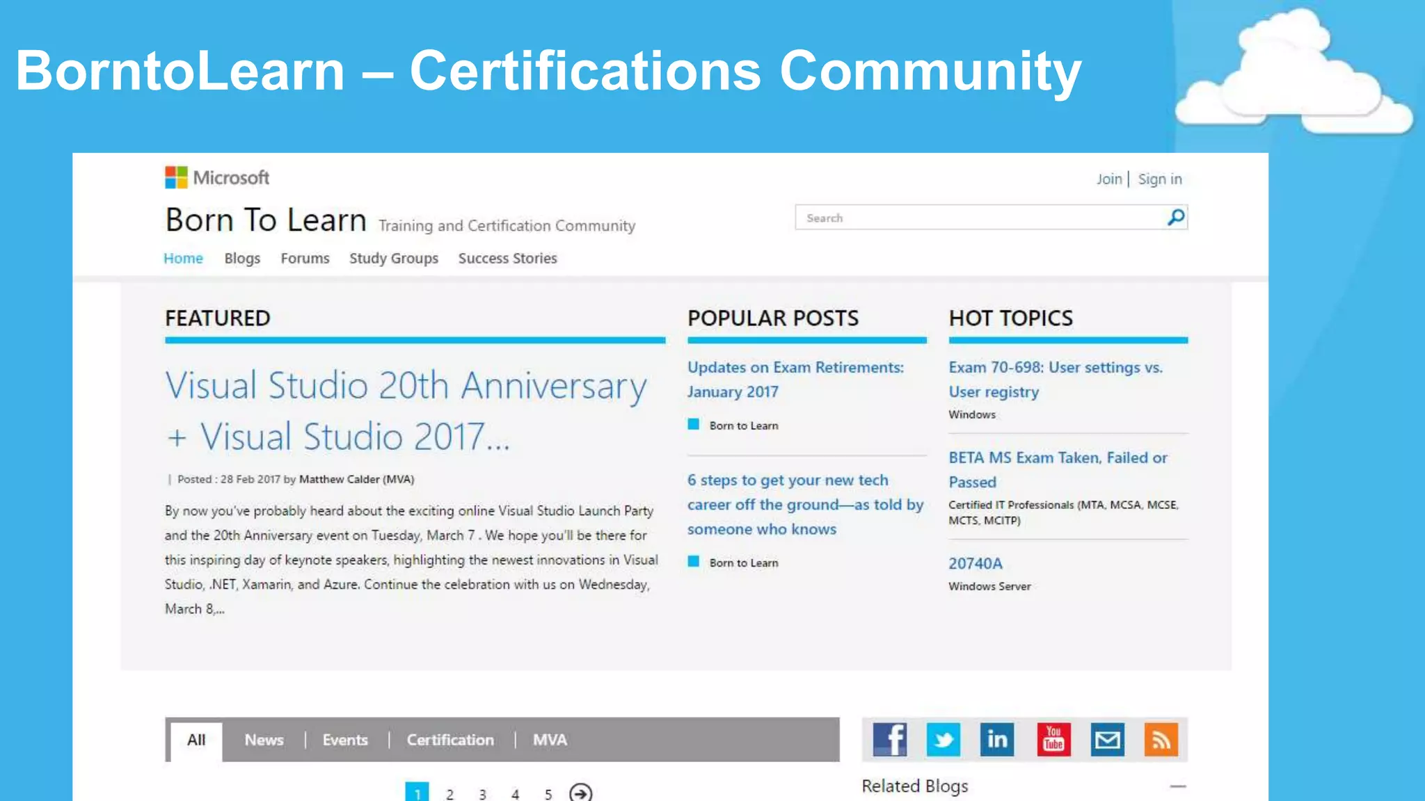 BorntoLearn – Certifications Community
 