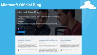 Microsoft Official Blog
 