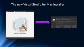 The new Visual Studio for Mac installer
 