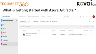 Getting started with package management - Azure DevOps | PPTX