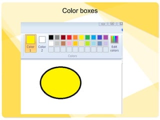 Color boxes
 