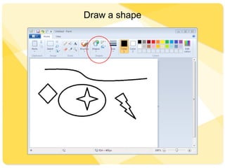 Draw a shape
 