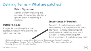 Getting Started with Patching (Patching 101) | PPTX
