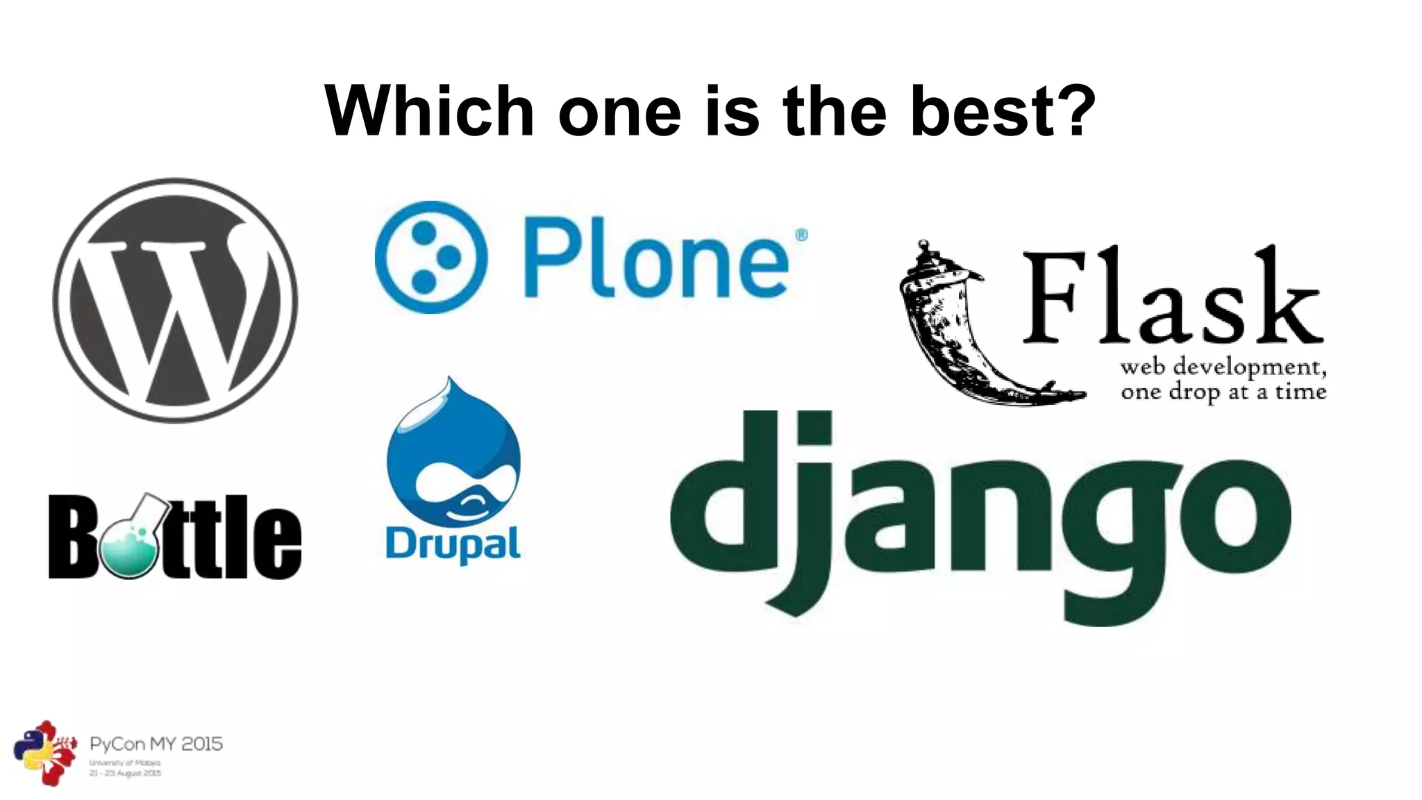 Which one is the best?
 