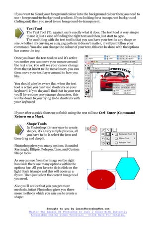 Photoshop Tutorial | PDF