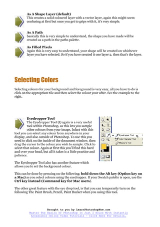 Photoshop Tutorial | PDF
